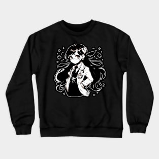 Cute anime girl doctor Crewneck Sweatshirt